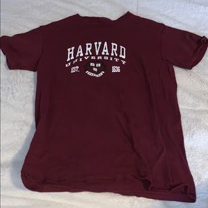 Maroon Harvard TShirt